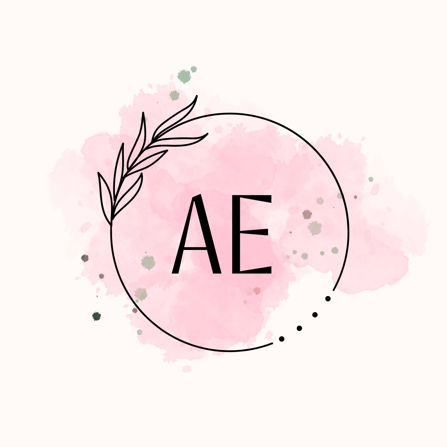 Ardently Earnest AE monogram